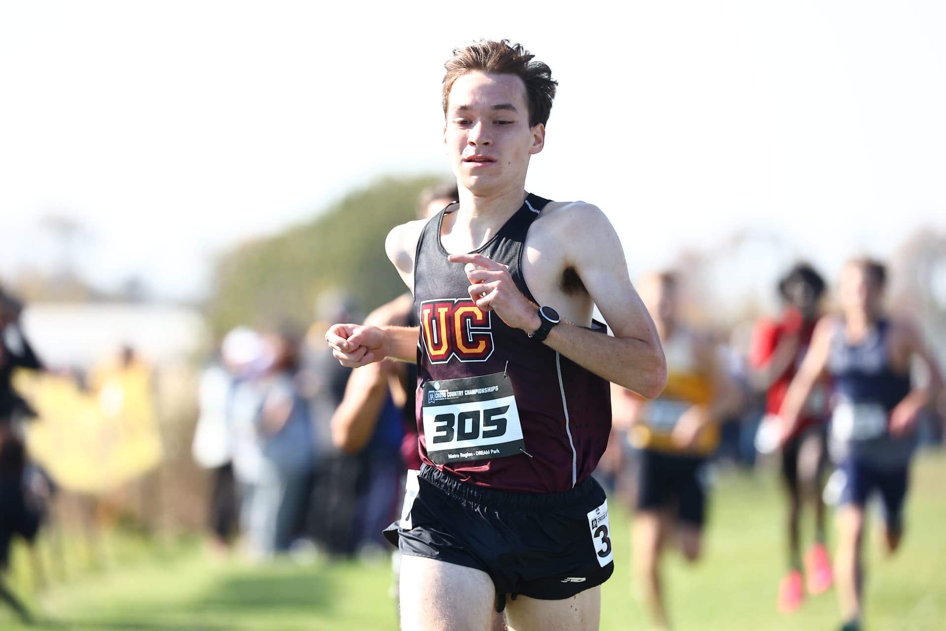 Last 400m of the 2023 NCAA Metro Regionals held at Dream Park, Glocester, NJ
