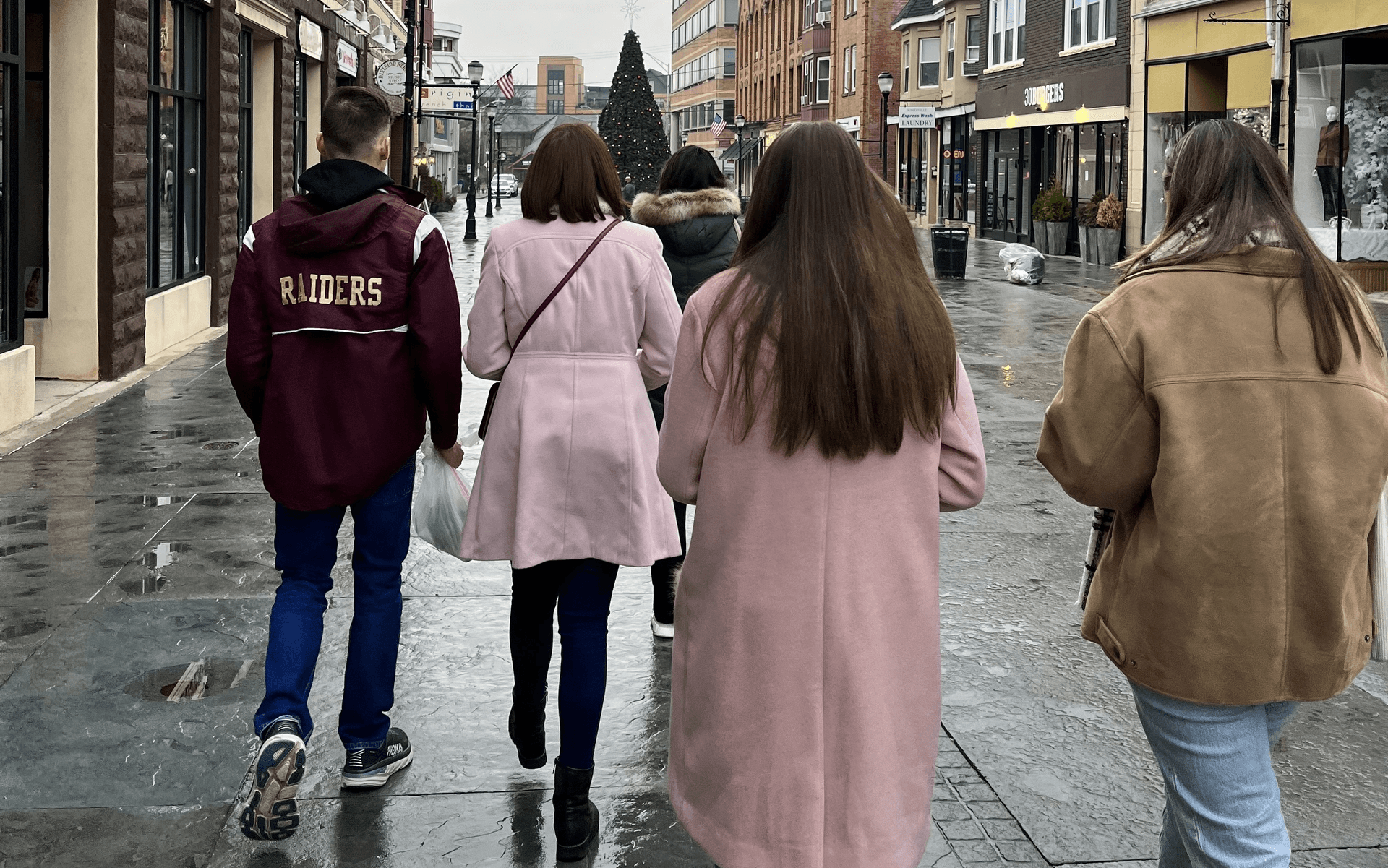 William and his extended family spending the day in Somerville, NJ